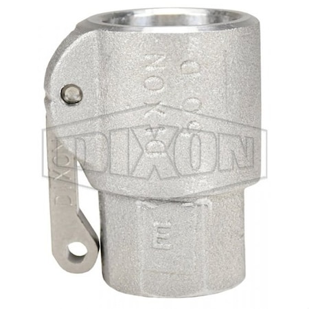 Dixon Type D Cam and Groove Coupler, 1/2 in Nominal, Female Coupler x FNPT End Style, Aluminum 50-D-AL